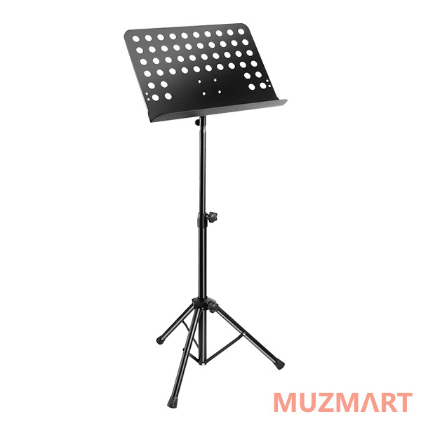 ECO MUS022 Black Пюпитр упрочненный на трех складывающихся ногах