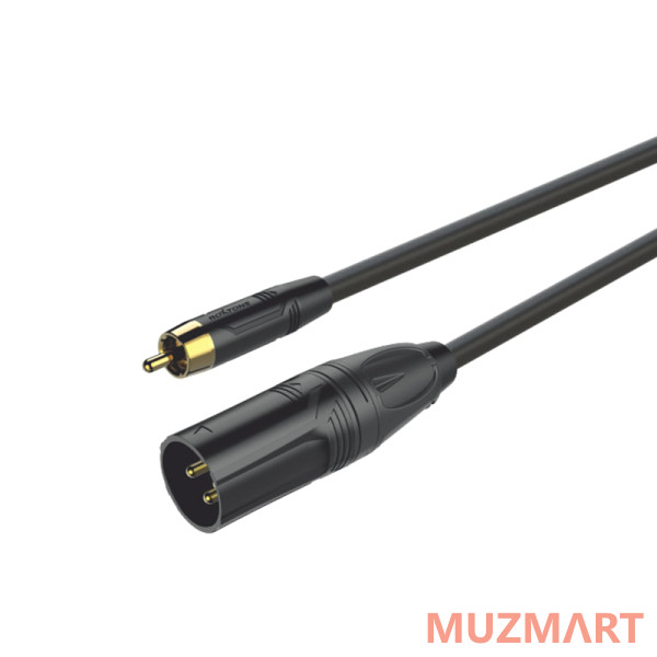 Roxtone PACC260/3 Аудио кабель, RCA - 3P XLR Male, 3м