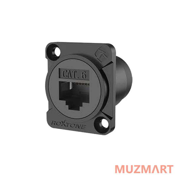 Roxtone RAE8FD-C6-S-B Панельный разъем RJ45(CAT6), версия с заземлением