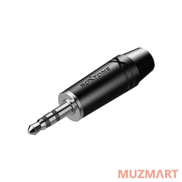 Roxtone RMJ3PP-65-BN Металлический разъем 3,5мм стерео Jack