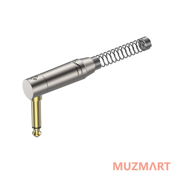Roxtone RJ2RPP-NG Разъем 6,3mm моно Jack (угловой) с пружиной