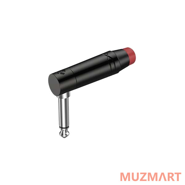 Roxtone RJ2RPP-RD-BN Разъем 6,3mm моно Jack(угловой)