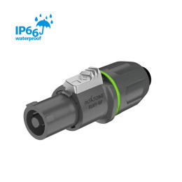 Roxtone RS4FP-WP-Green Разъем Speakon, 4-контактный, "мама", влагозащищенный (IP66)