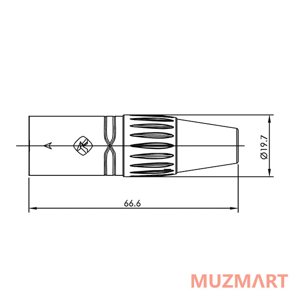 Roxtone RX3MP-BT/50 Упаковка (50шт.) XLR кабельных разъемов