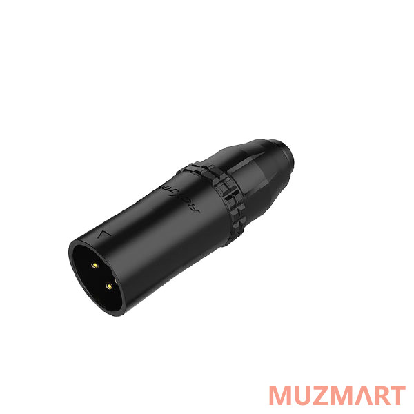 Roxtone RX3MWP-BG Разъем Cannon кабельный пыле- и влаго- защищенный (IP66) папа 3-х контактный