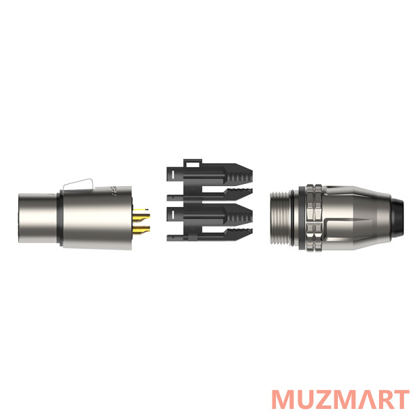 Roxtone RX3MWP-NG Разъем Cannon кабельный пыле- и влаго- защищенный (IP66) папа 3-х контактный