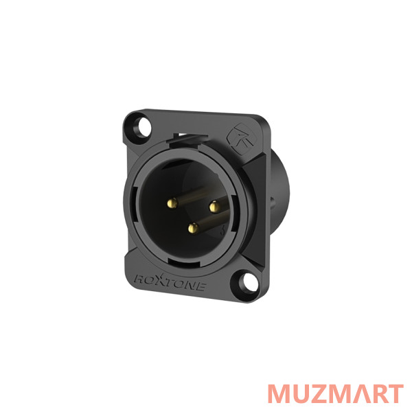 Roxtone RX3MD-BG Разъем cannon (XLR) панельный папа 3-х контактный