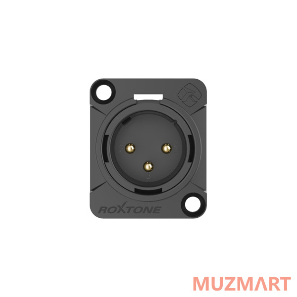Roxtone RX3MD-BG Разъем cannon (XLR) панельный папа 3-х контактный