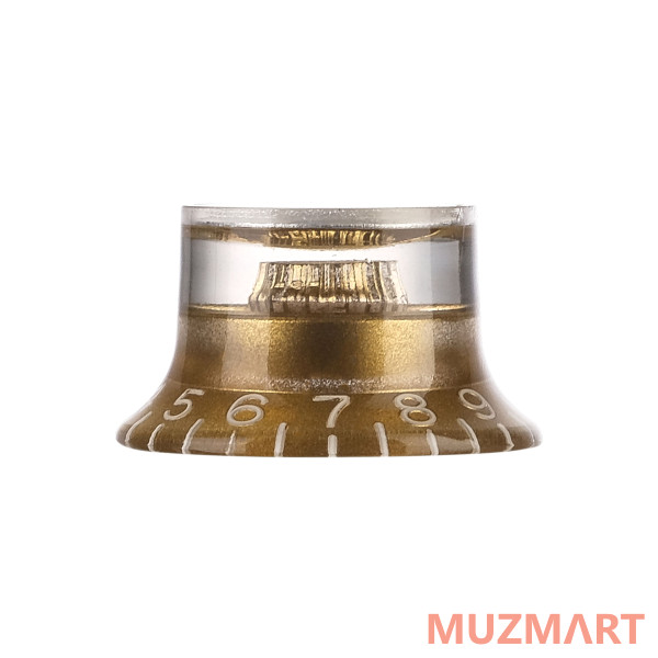 Hosco KG-130V Ручка потенциометра, Volume, золото, метрическая