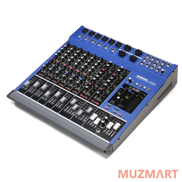 Samson MDR 10 (VIT) Микшер, 6 XLR, 2 стерео входа, 2 AUX, эффекты