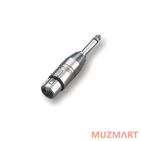 ECO RA014 Переходник 3P XLR Female - 6.3 mono Jack Male, Metal