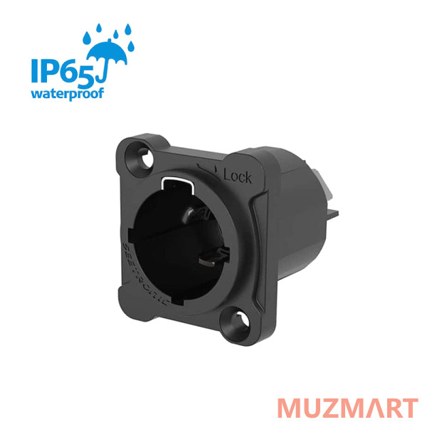 Seetronic SAC3MPX Разъем панельный типа Powercon(out), 3-х контактный (IP65)