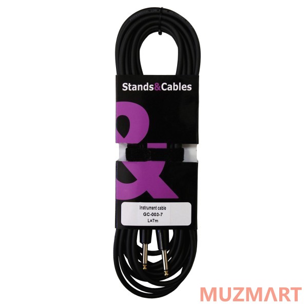 Stands&Cables GC-003-7 Кабель инструментальный Jack-Jack, 7м
