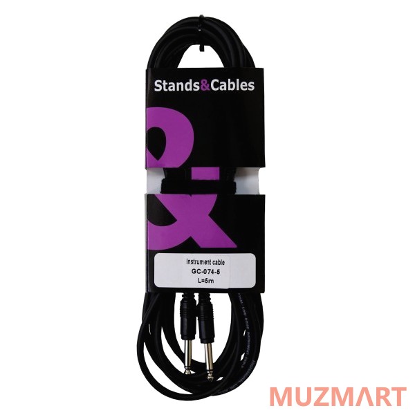 Stands&Cables GC-074-5 Кабель инструментальный Jack-Jack, 5м