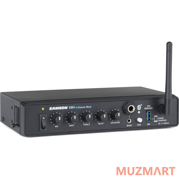Samson SM4 BLUETOOTH 4-канальный микшерный пульт