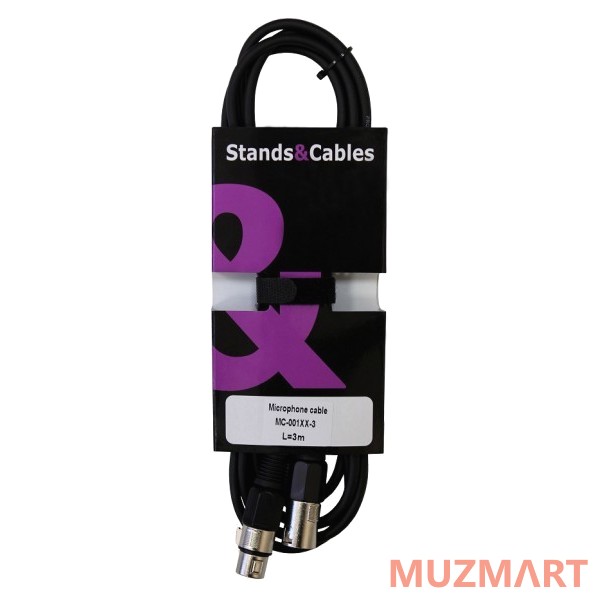 Stands&Cables MC-001XX-3 микрофонный кабель, 3 метра