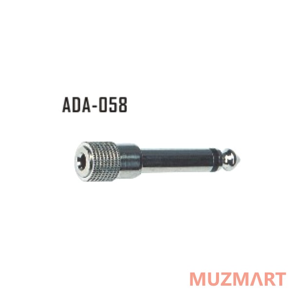 Stands&Cables ADA058 Переходник моно мини джек мама 3,5 мм -> моно джек папа 6,3 мм