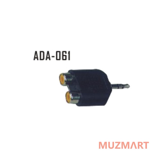 Stands&Cables ADA061 Переходник стерео мини-джек папа 3.5 мм -> 2 X RCA (тюльпан) мама