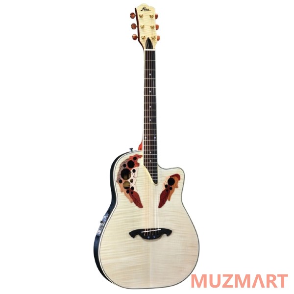 Fina Guitars FR-42CEQ Электроакустическая гитара "Round Back"