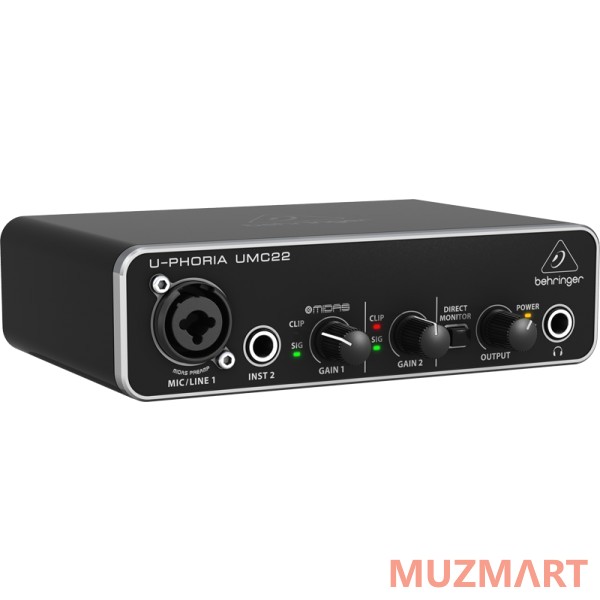 Behringer UMC22 Внешний USB интерфейс