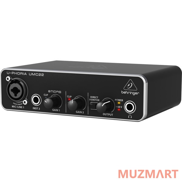Behringer UMC22 Внешний USB интерфейс