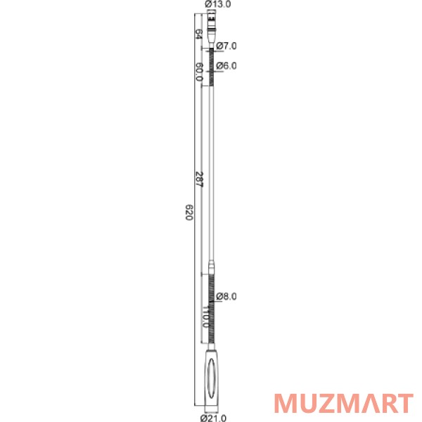 JTS GML-5218 Микрофон на гусиной шее