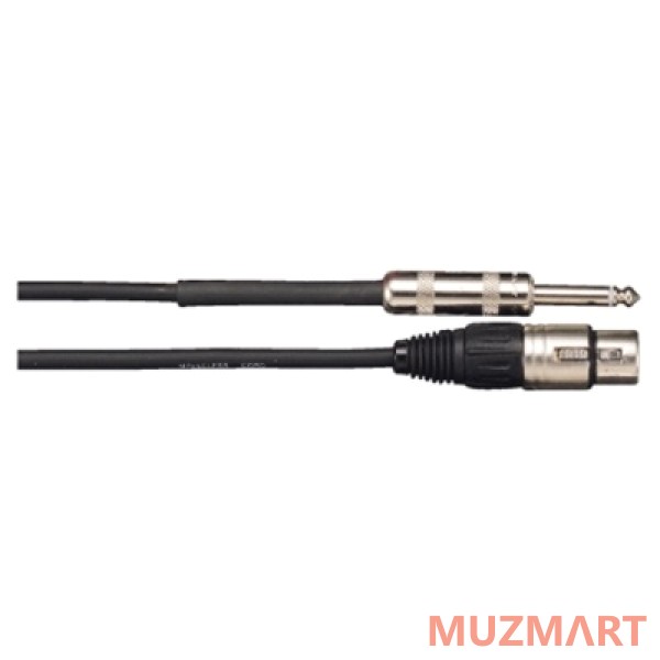 Ki-Sound DUN-20 Кабель микрофонный XLR/Jack, 6м