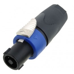 Neutrik NL4FX Кабельный разъем Speakon 4-х контактный, 40А