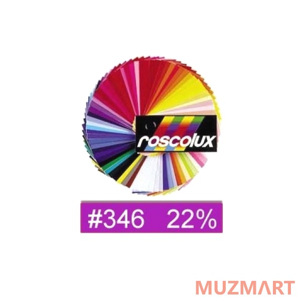 Rosco RX346-2024 Фильтр листовой 50х61см Tropical Magenta