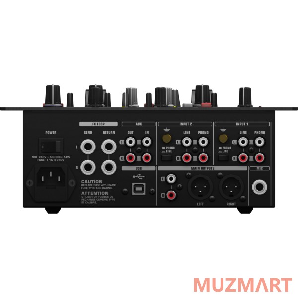 Behringer NOX404 DJ-микшер со встроенным USB интерфейсом