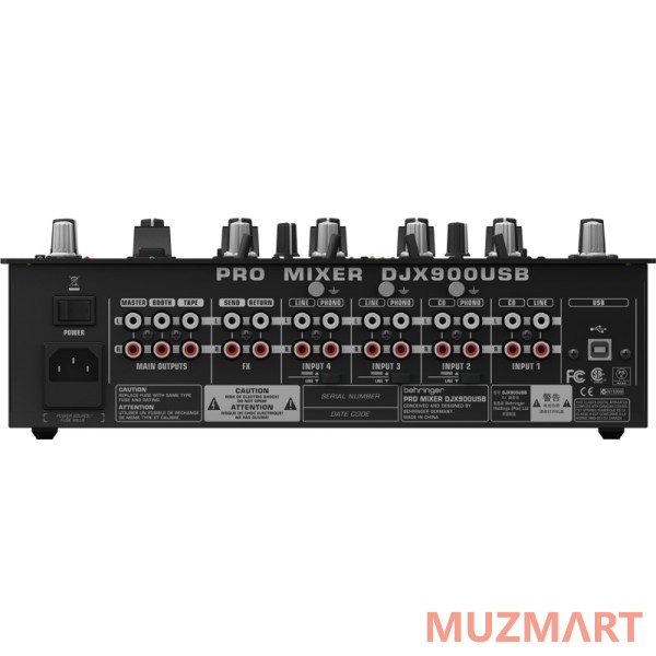 Behringer DJX900USB DJ-микшер со счетчиком темпа и USB