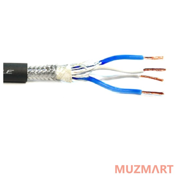 Canare L-4E6S BLK Микрофонный кабель starquad чёрный