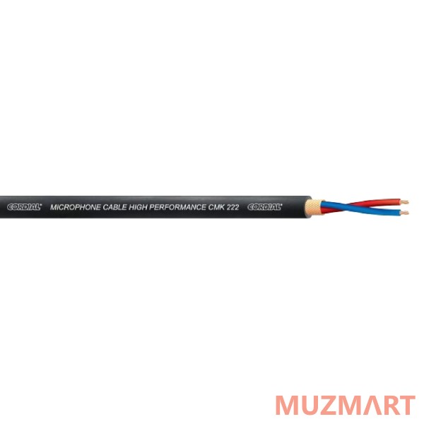Cordial CMK 222 Микрофонный кабель 6,4 мм, черный