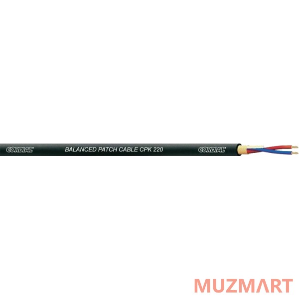 Cordial CPK 220 Red Микрофонный кабель 4,7 мм, красный