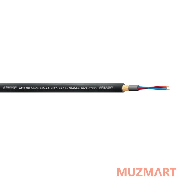 Cordial Cmtop 222 Микрофонный кабель 6,4 мм, черный