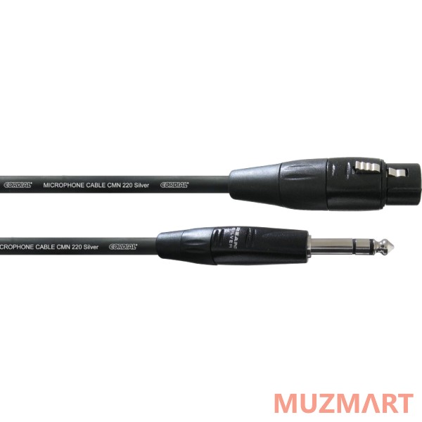 Cordial Cim 1,5 FV Инструментальный кабель XLR female/джек стерео