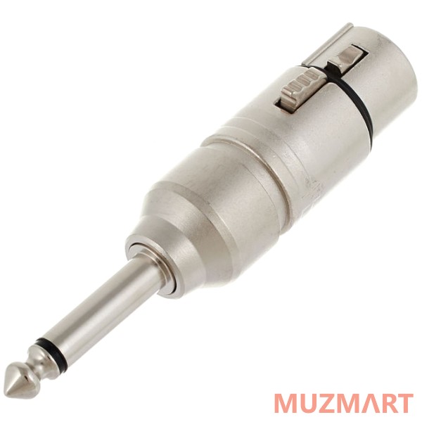Neutrik NA2FP Адаптер 3 контакта XLR Female  - Jack 6.3мм TS моно штекер