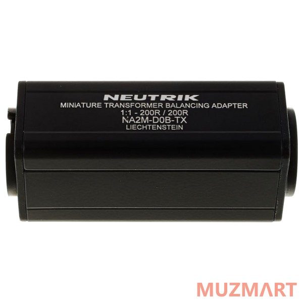 Neutrik NA2M-D0B-TX Адаптер трансформаторный RCA Female - 3-контактный XLR Male