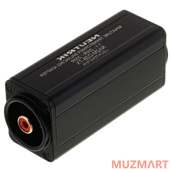Neutrik NA2M-D2B-TX Адаптер трансформаторный RCA Female - 3-контактный XLR Male