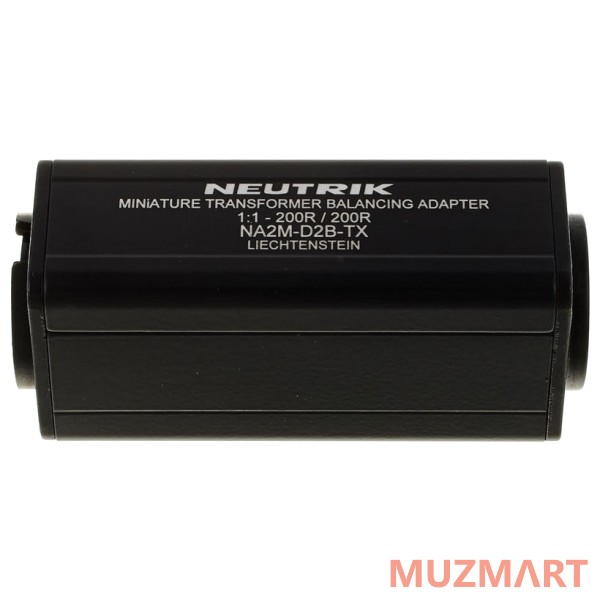 Neutrik NA2M-D2B-TX Адаптер трансформаторный RCA Female - 3-контактный XLR Male