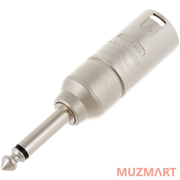 Neutrik NA2MP Адаптер 1/4" TS штекер Jack 6.35мм - XLR Male 3 контакта