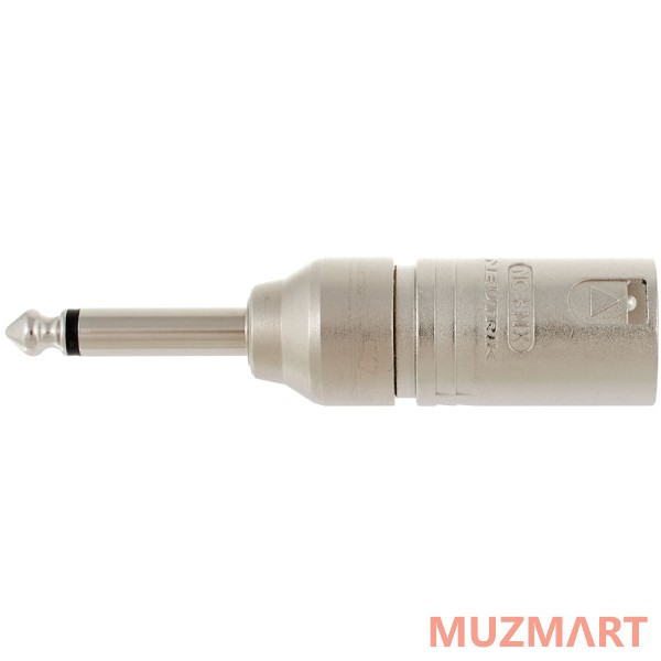 Neutrik NA2MP Адаптер 1/4" TS штекер Jack 6.35мм - XLR Male 3 контакта