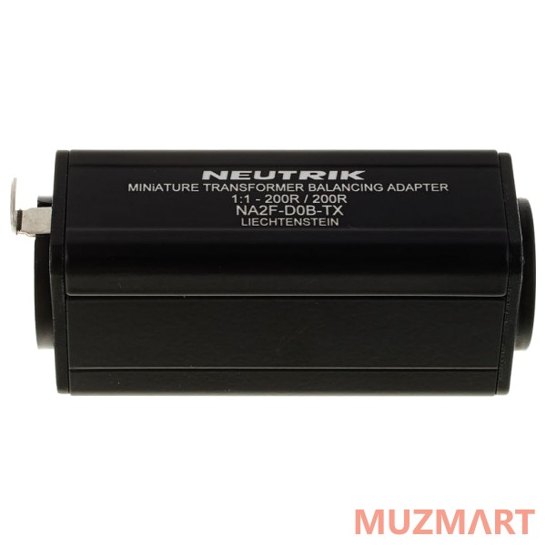 Neutrik NA2F-D0B-TX Адаптер трансформаторный XLR Female 3 контакта - RCA Female