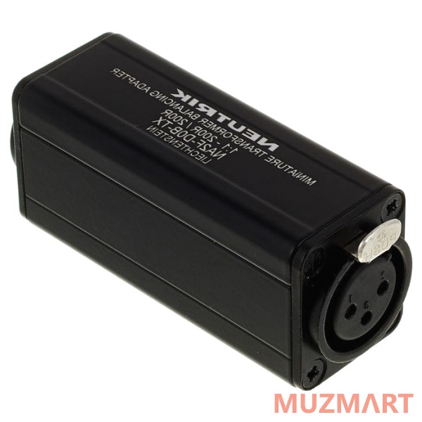 Neutrik NA2F-D0B-TX Адаптер трансформаторный XLR Female 3 контакта - RCA Female