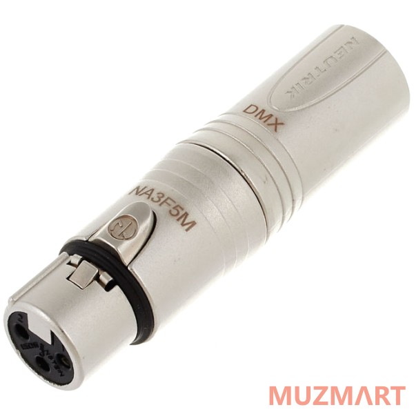Neutrik NA3F5M Адаптер XLR Female 3 контакта - XLR Male 5 контактов