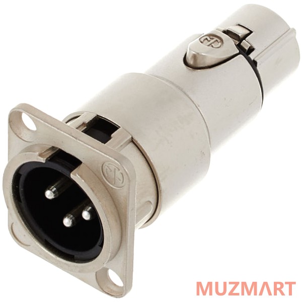 Neutrik NA3MDF Панельный адаптер-переходник проходной, XLR Male - XLR Female