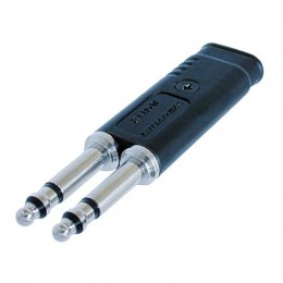 Neutrik NP3TT-2 Разъем Bantam 4.4мм (0.173") спаренный, TR под пайку, S под обжим