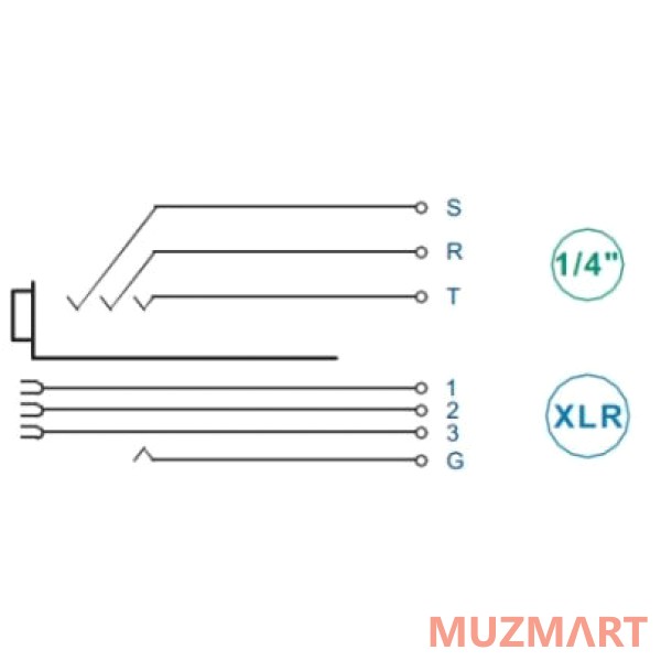 Neutrik NCJ6FI-S Разъем гнездо XLR / стерео JACK 1/4"