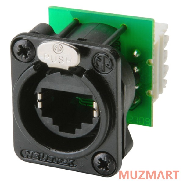 Neutrik NE8FDV-Y110-B Панельный разъем RJ45 для печатного монтажа