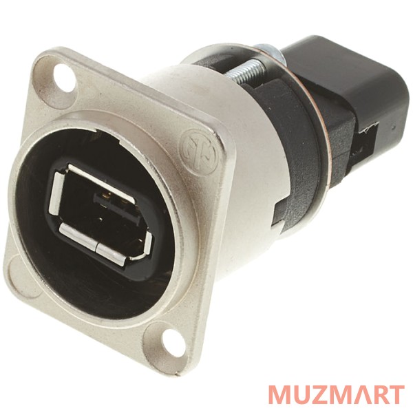 Neutrik NA1394-6-W Панельный разъем Firewire IEEE 1394 гнездо - Firewire IEEE 1394 гнездо, D-типа